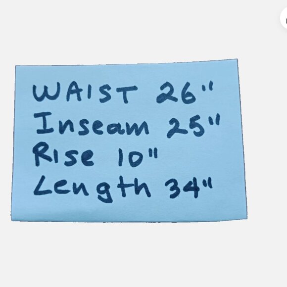 NOBO High Rise Jeans Crop Flare Jeans Junior Girls Size 26x25 Raw Hem Blue Pants - Picture 9 of 9